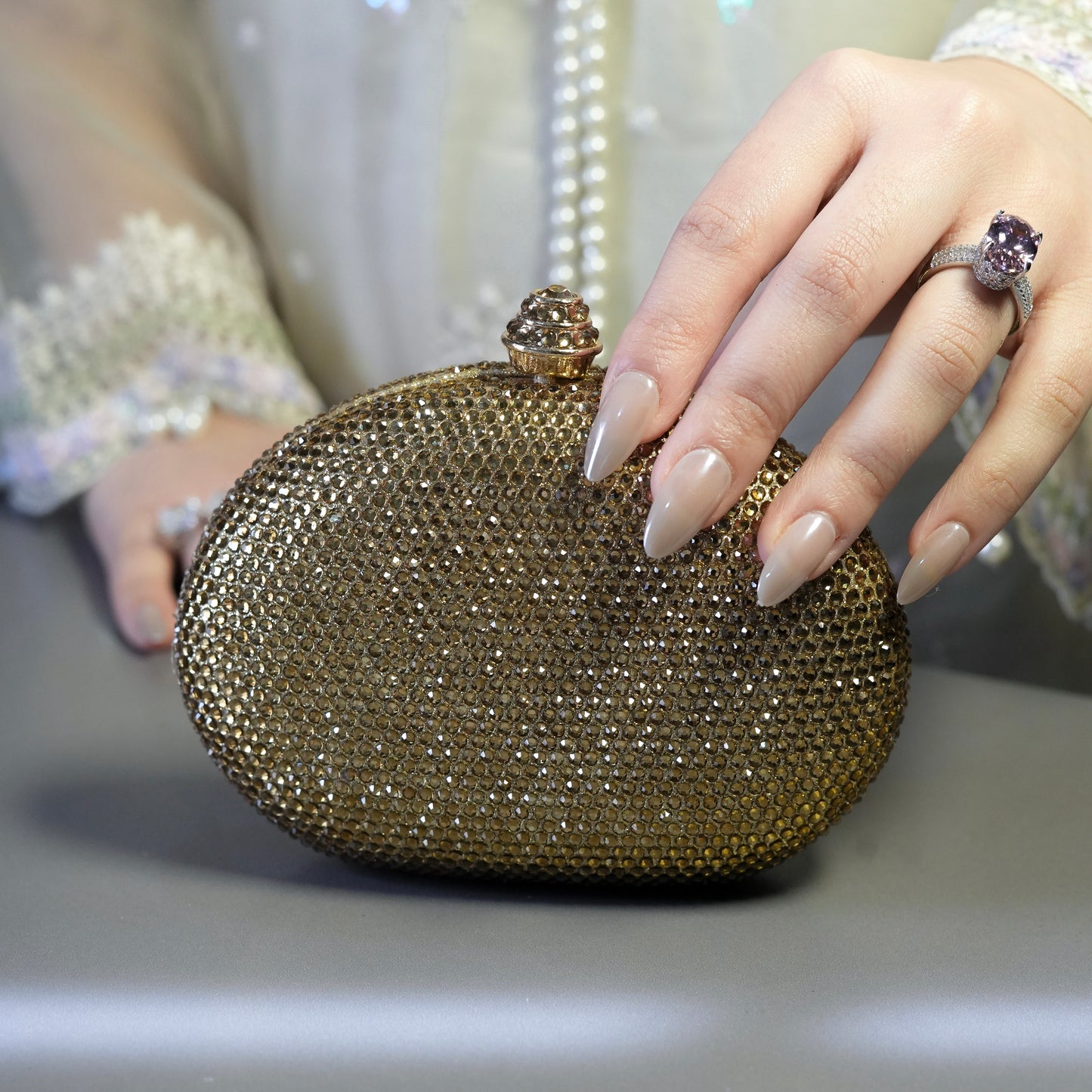 Cocktail Clutch - Gold