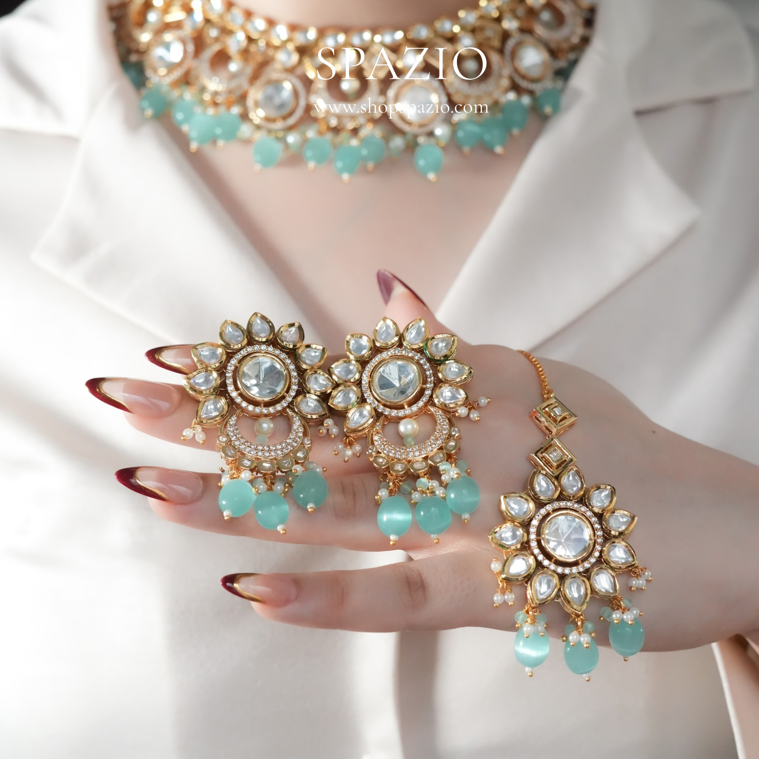Indian Kundan Heritage Set