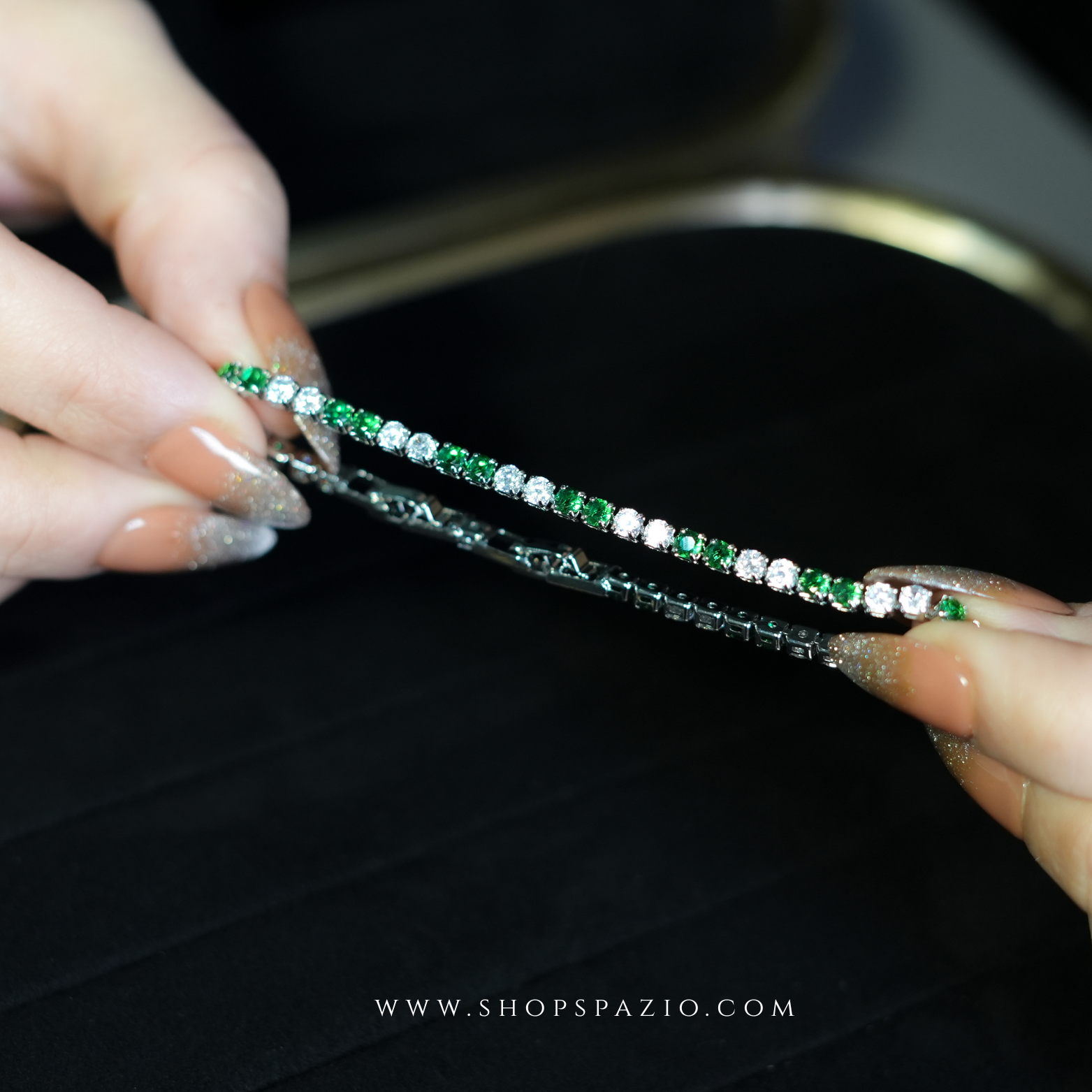 Tennis Emerald Bracelet