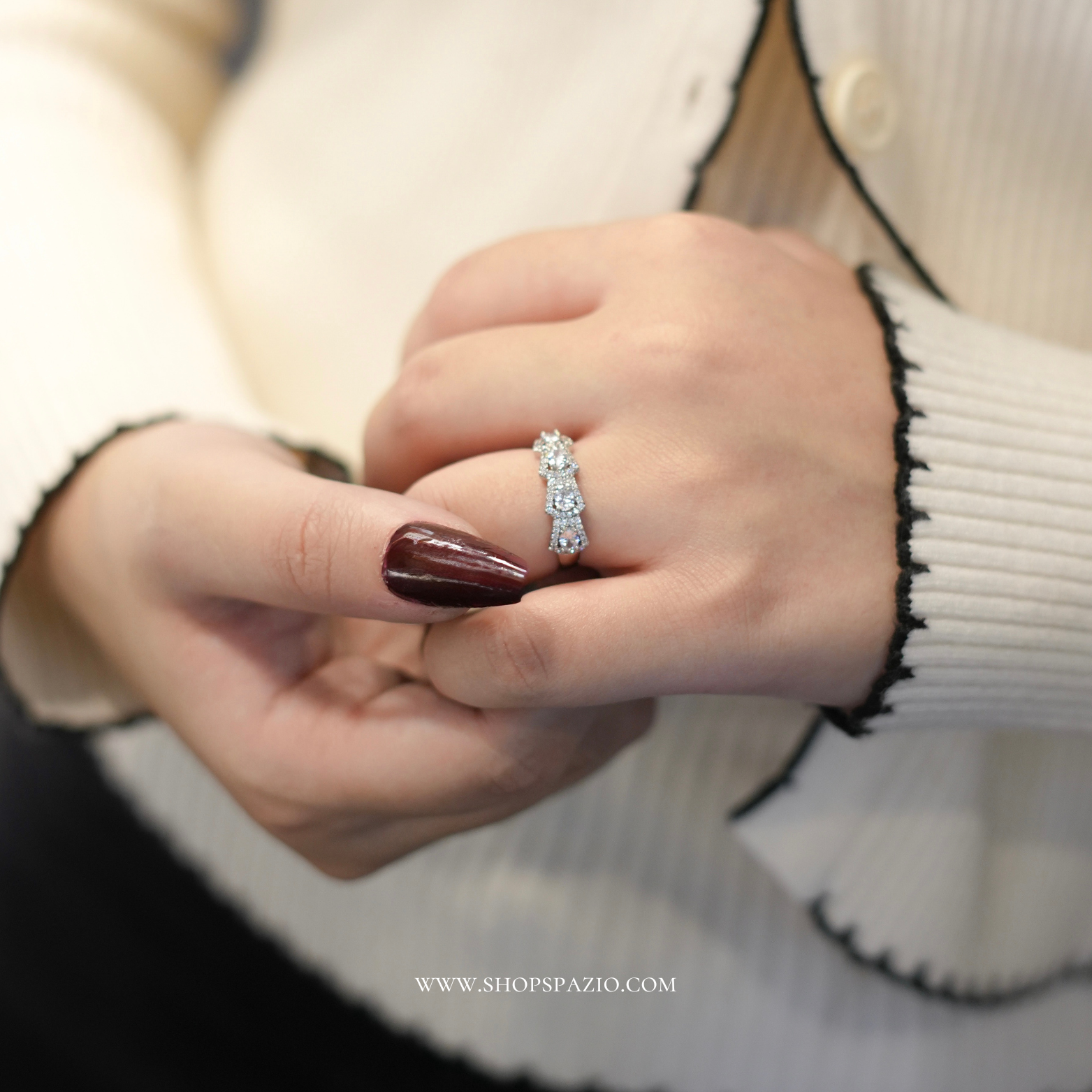 CZ Whisper Ring