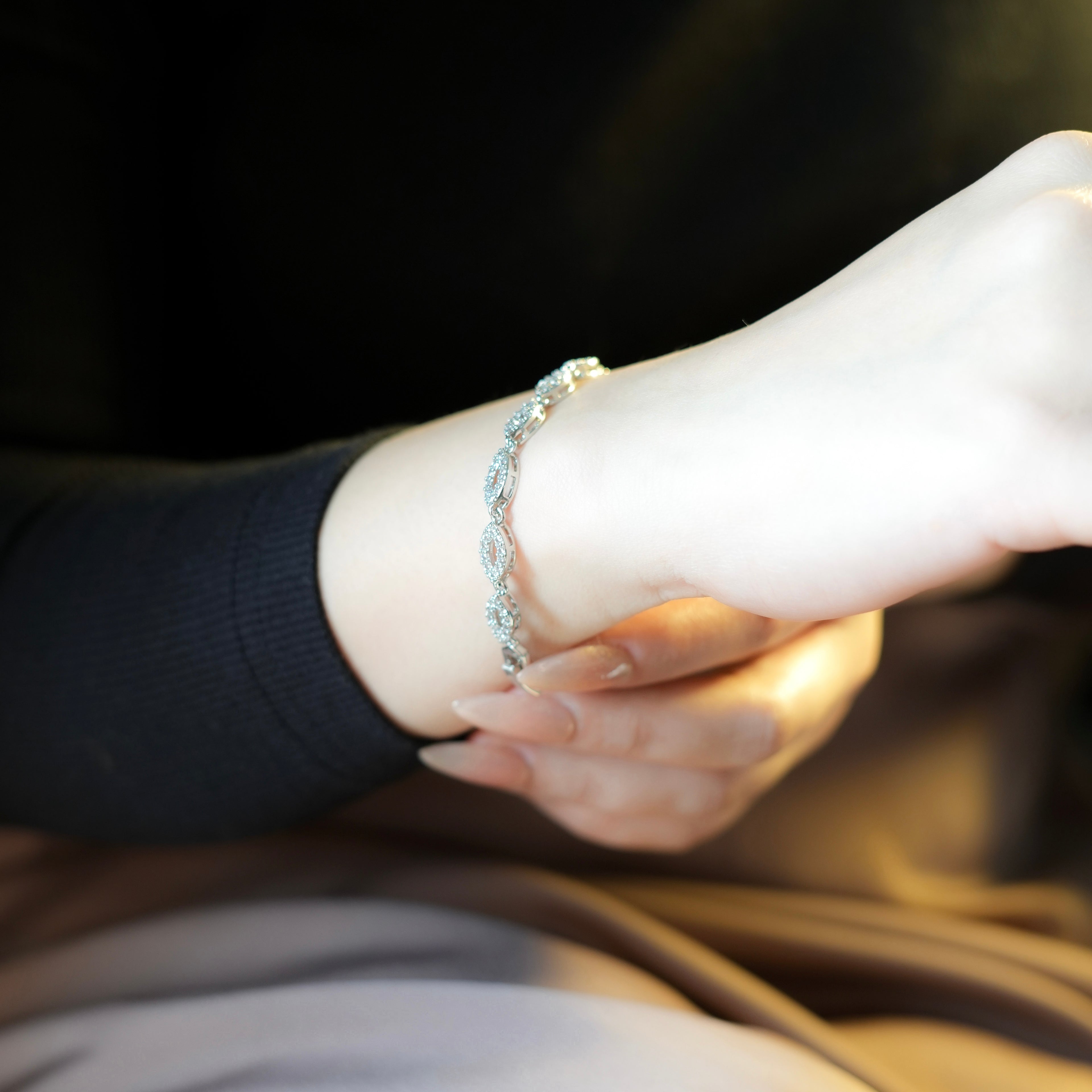 Silver Spark Bracelet