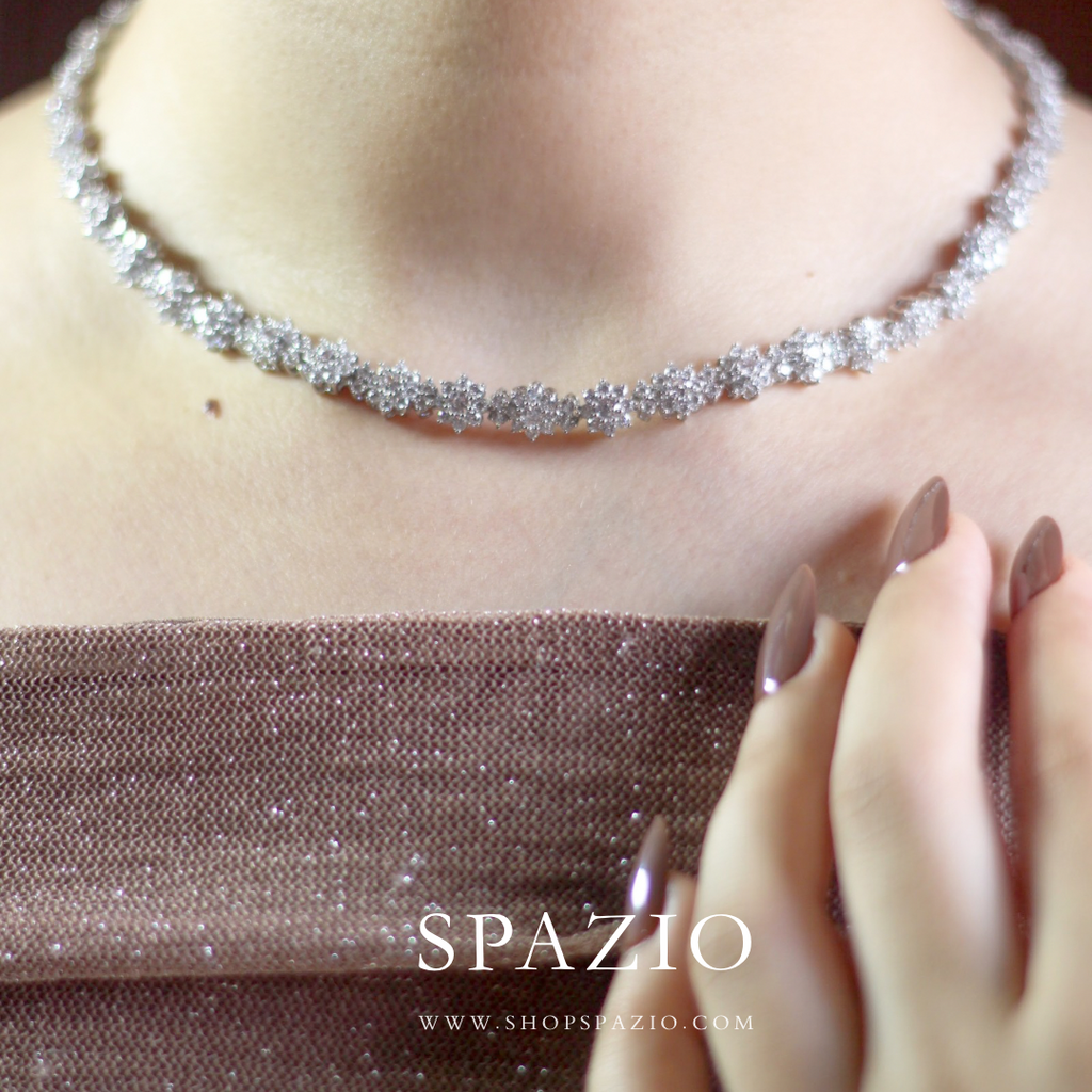 Frosted Grace  Necklace