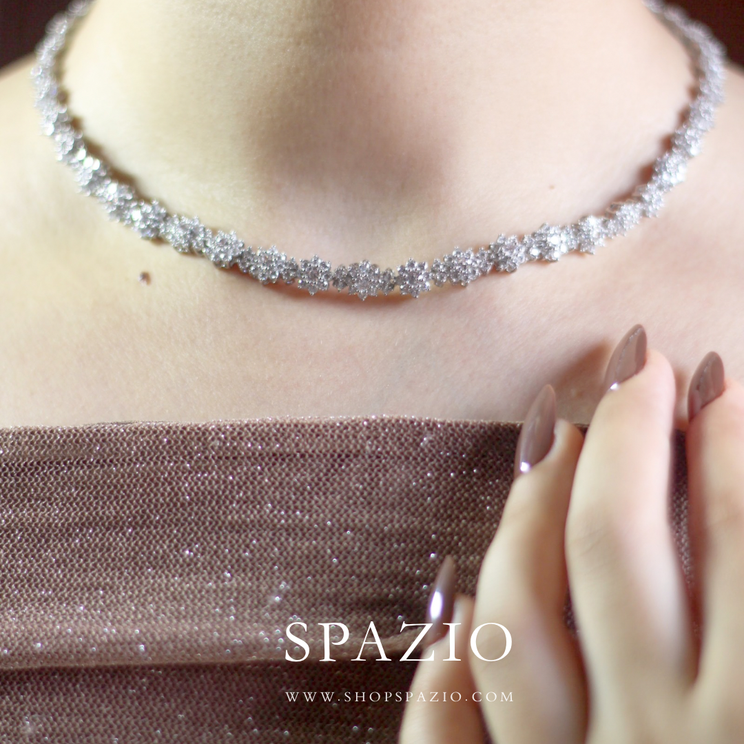 Frosted Grace  Necklace Set