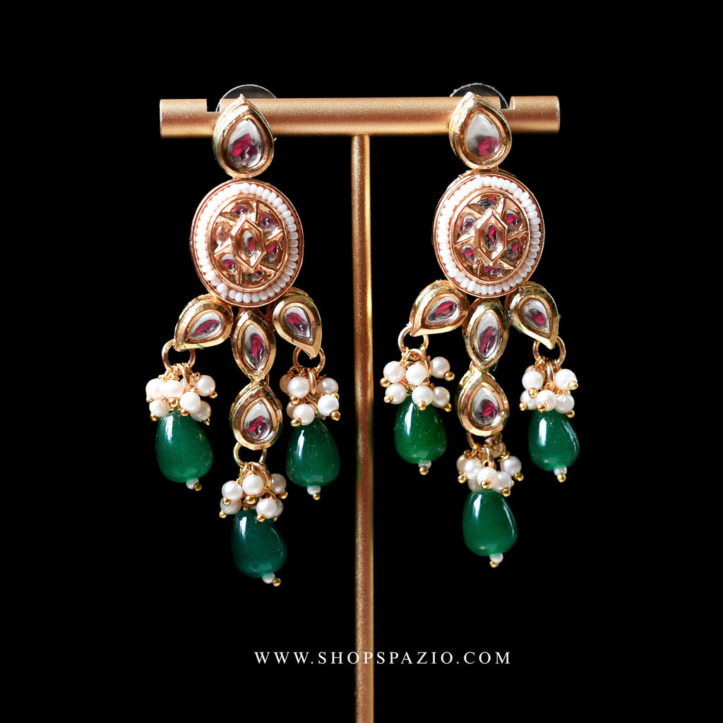 Green Kundan Choker Set