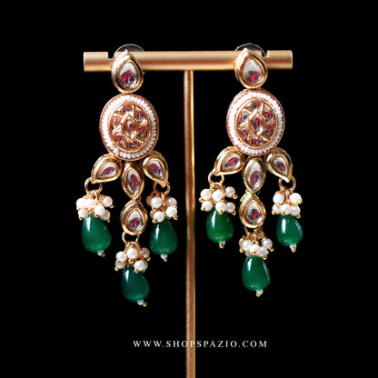 Green Kundan Choker Set