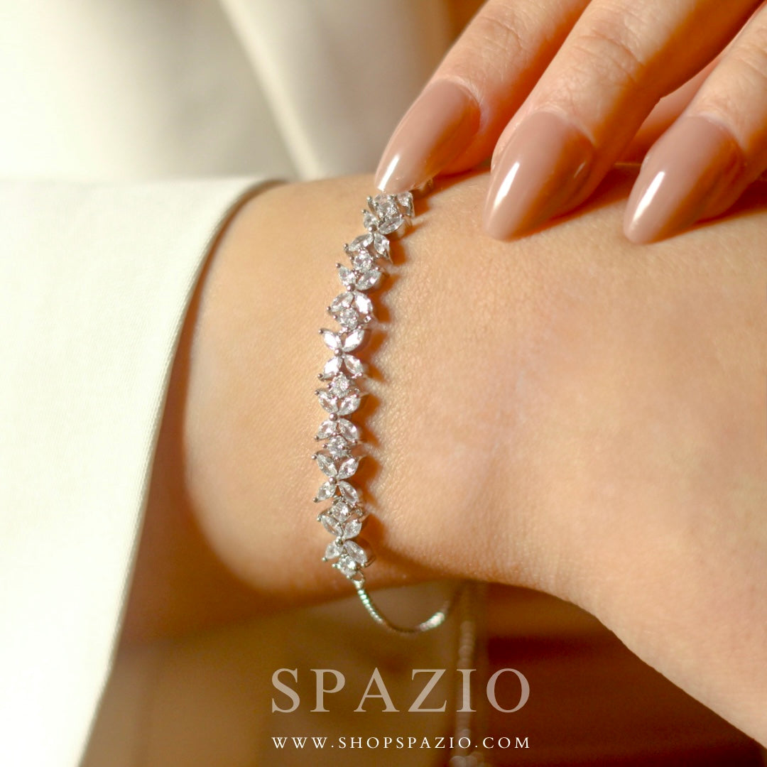 Petal Grace Bracelet-Adjustable