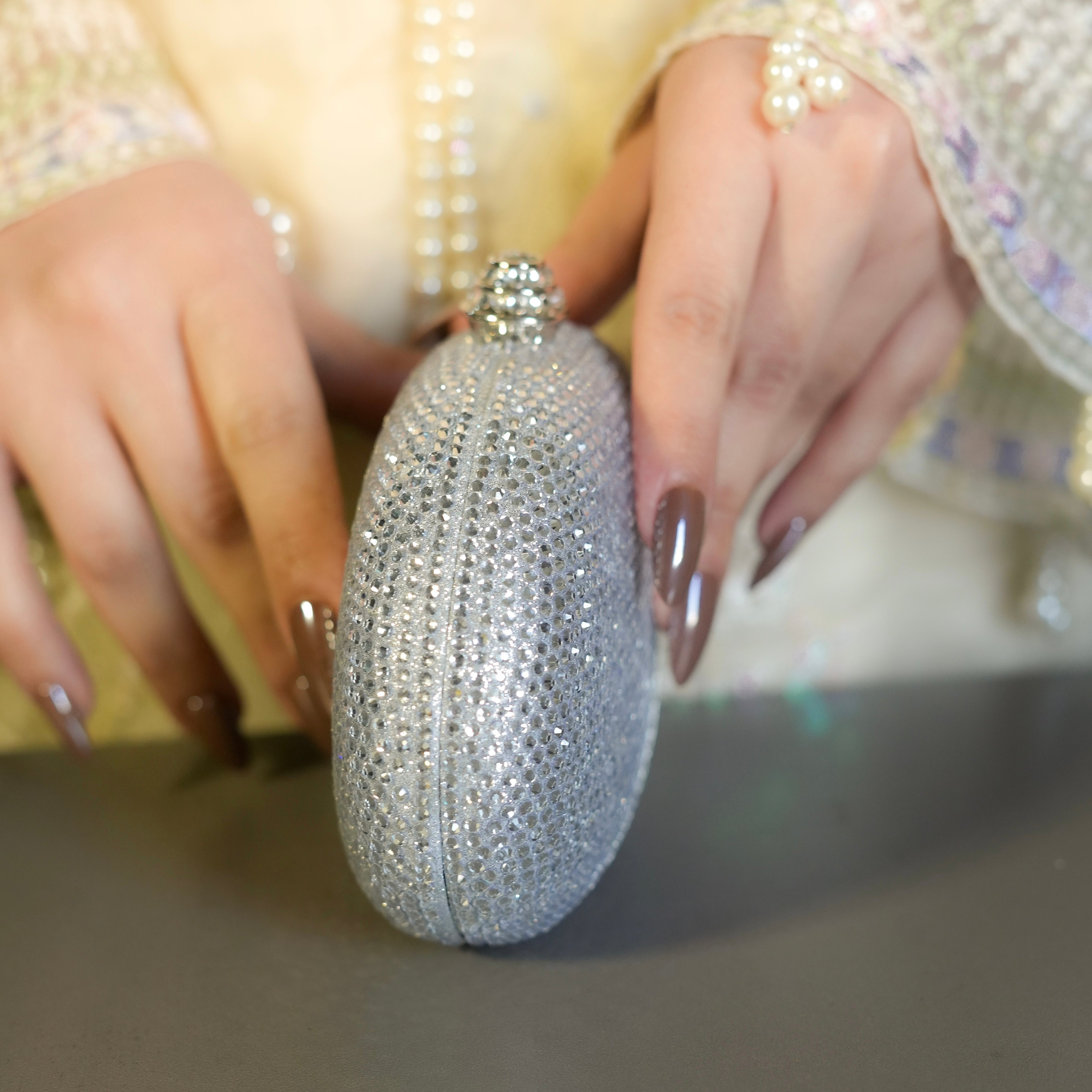 Cocktail Clutch - Silver