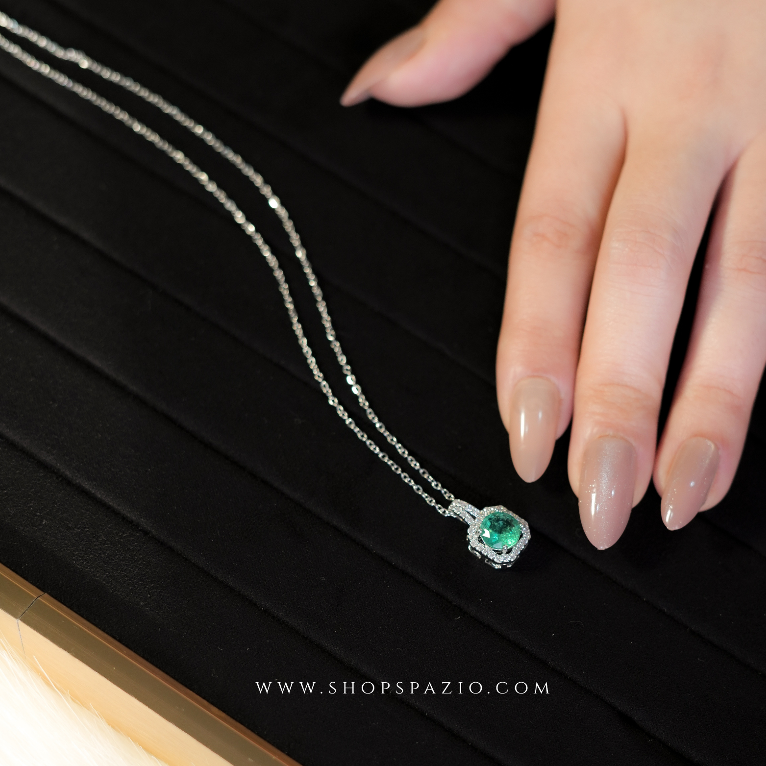Whisper Pendant - Teal