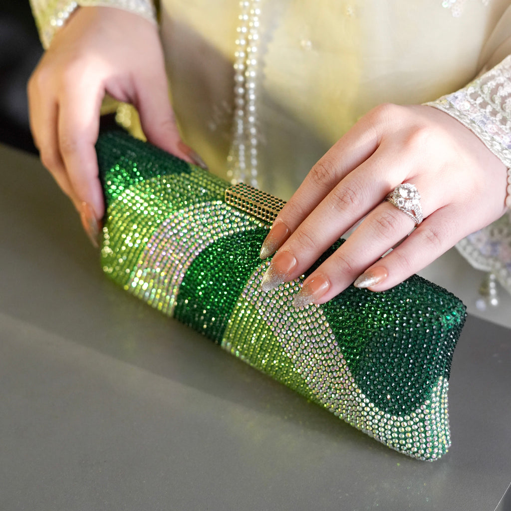 Midnight Clutch - Green