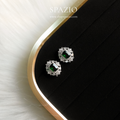 Heritage Ear Studs - Emerald Green