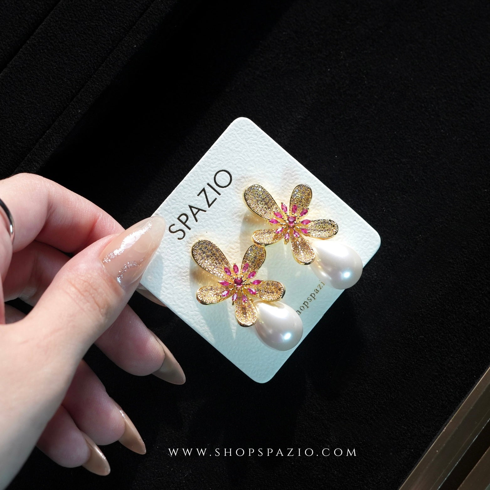 Gulbahar Pearl Drop Earrings