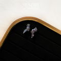 Sapphire Knot Studs