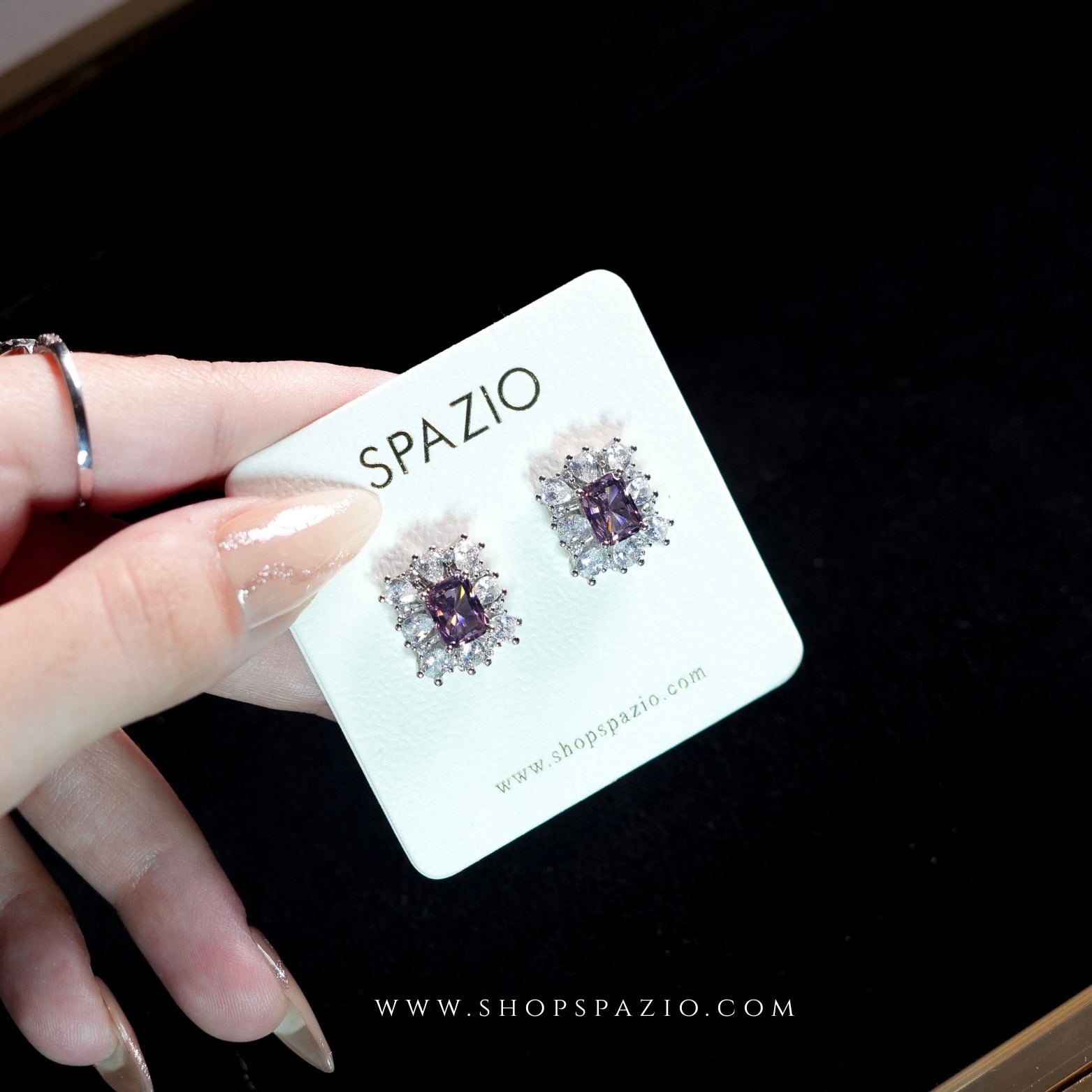 Purple Heritage Studs