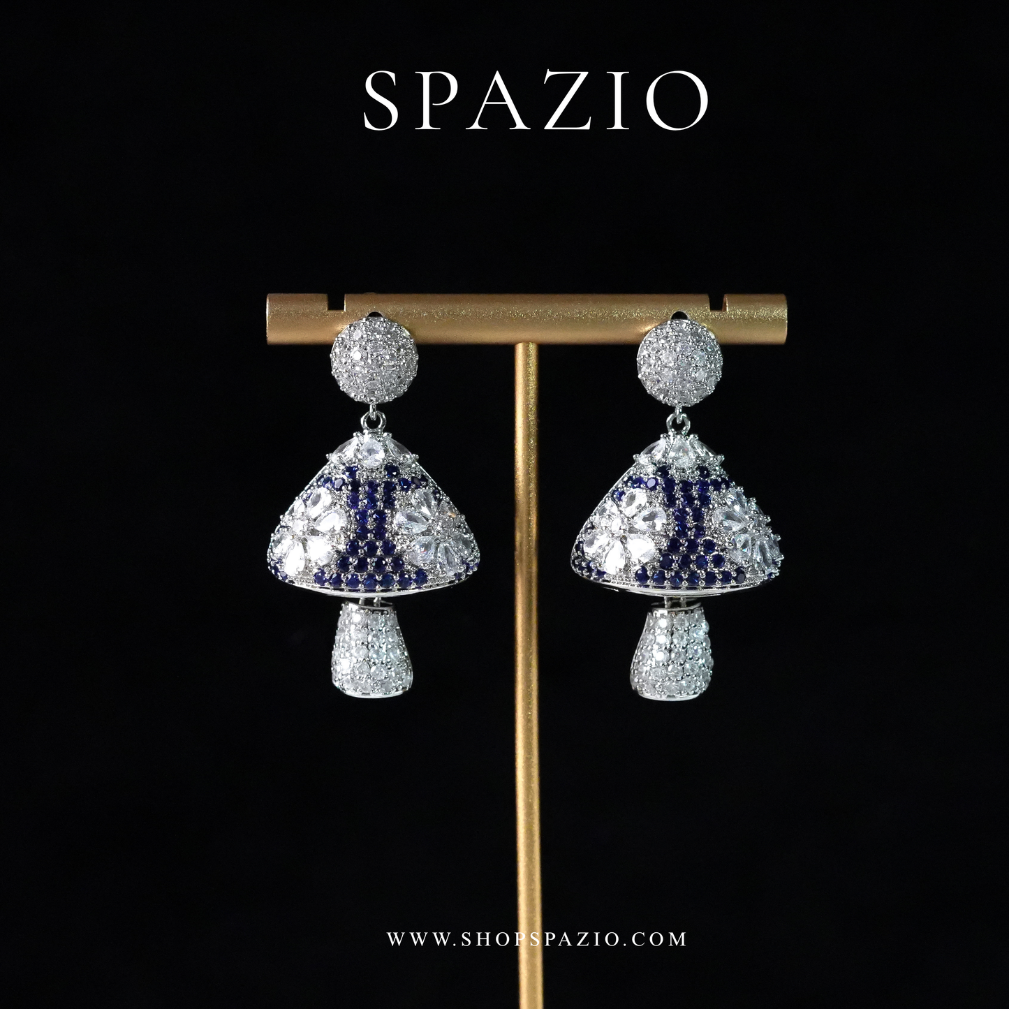 Enchanted Drop Earrings - Blue