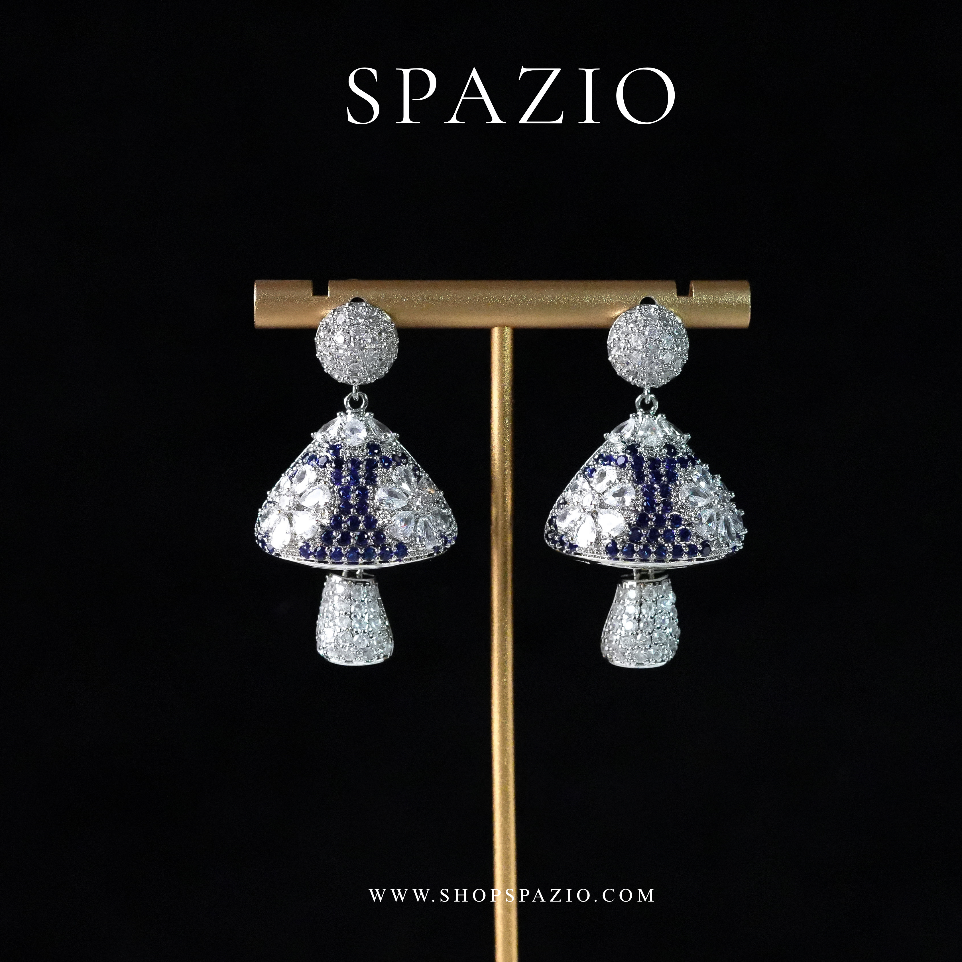 Enchanted Drop Earrings - Blue