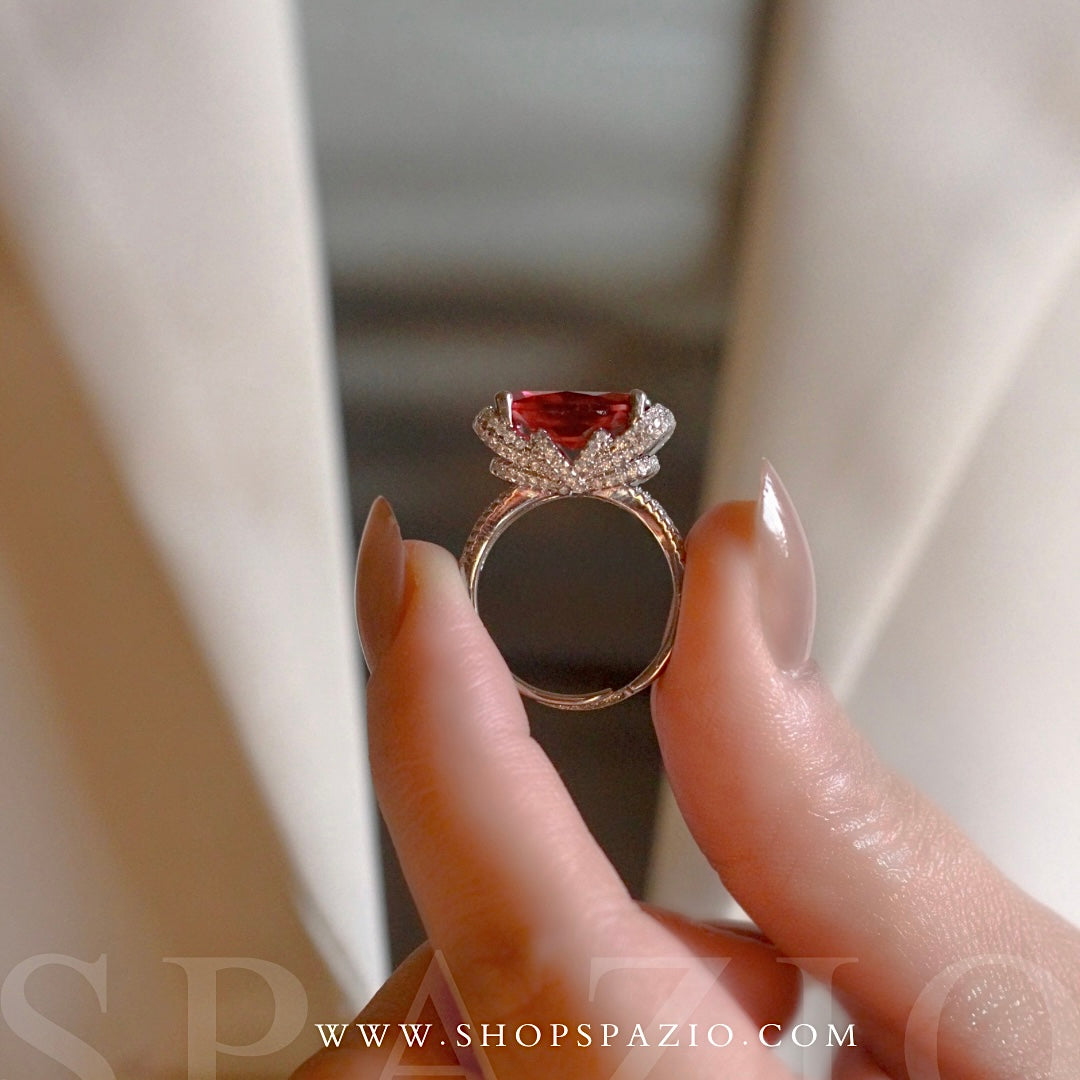 Ruby Eclipse Ring - Adjustable