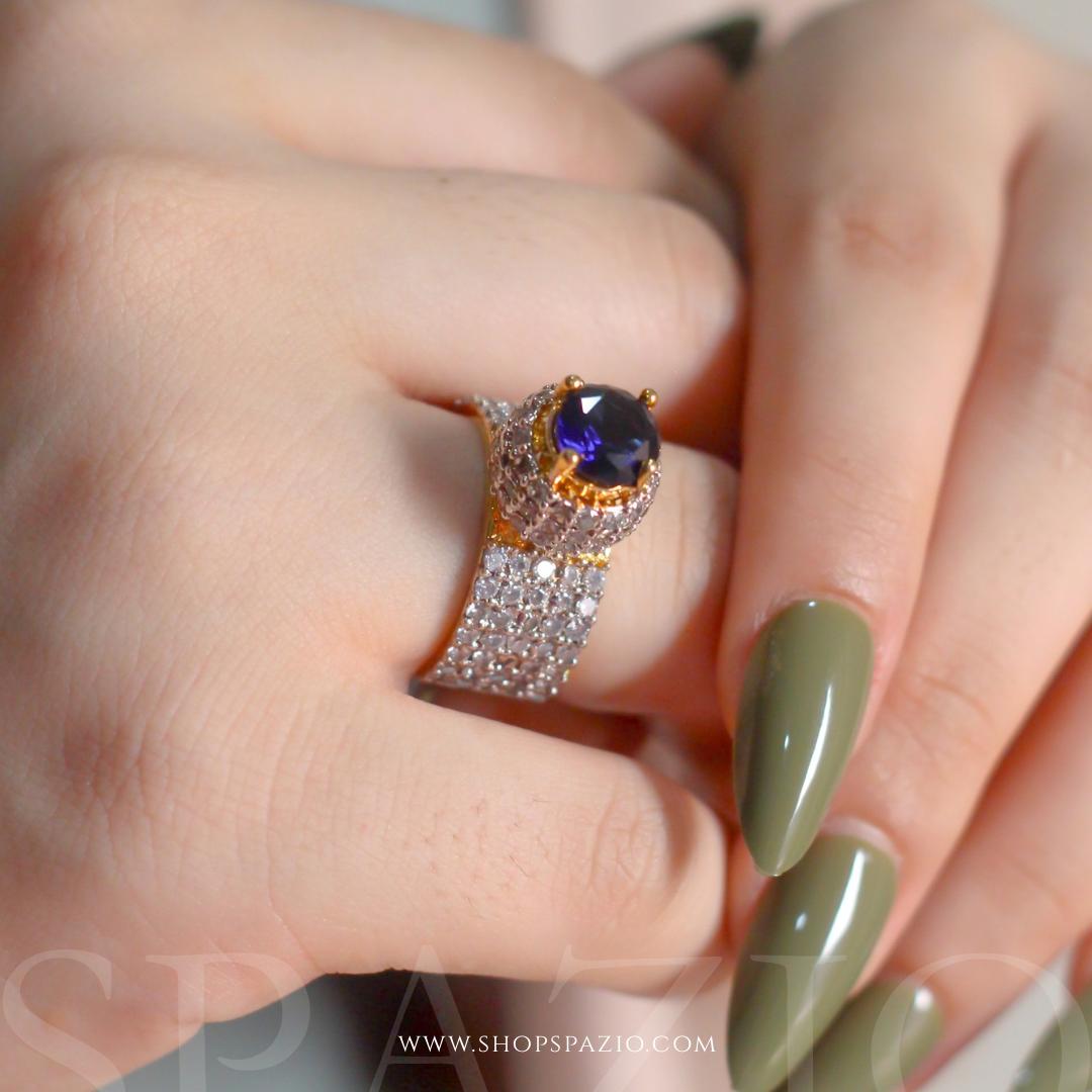 Royal Blue Ring - Adjustable