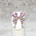 Pink Petal Spark Earrings