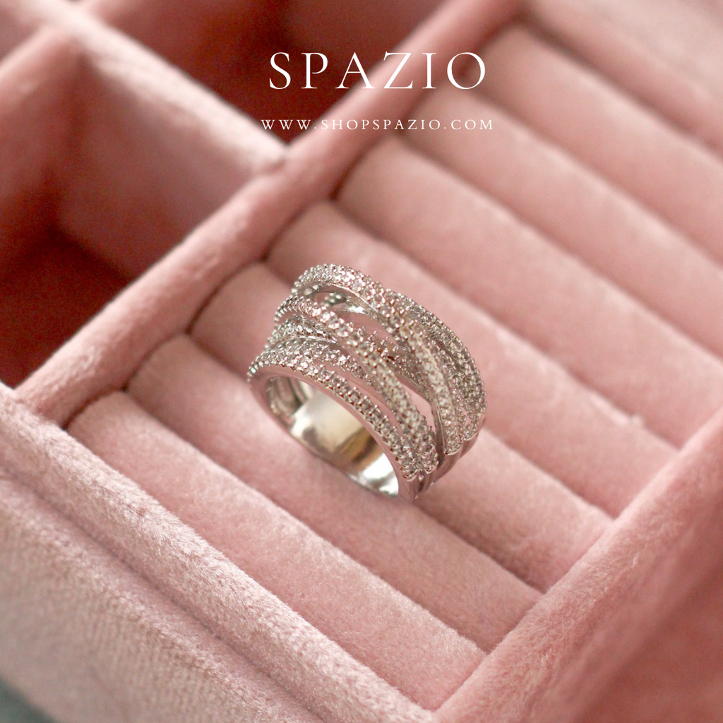 Stellar Glow Layered Ring