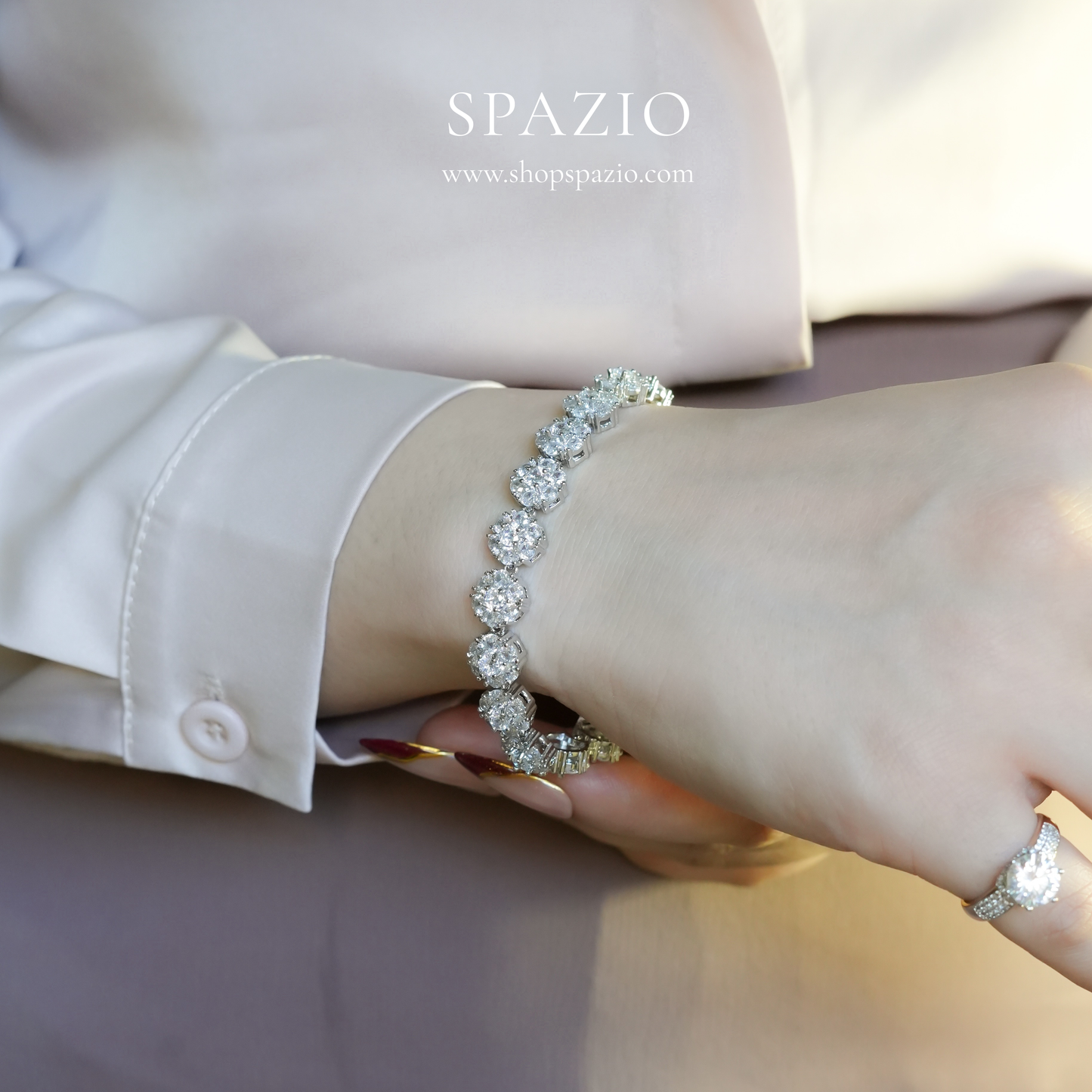 CZ Blossom Luxe Bracelet