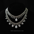 Empress Necklace Set - Silver