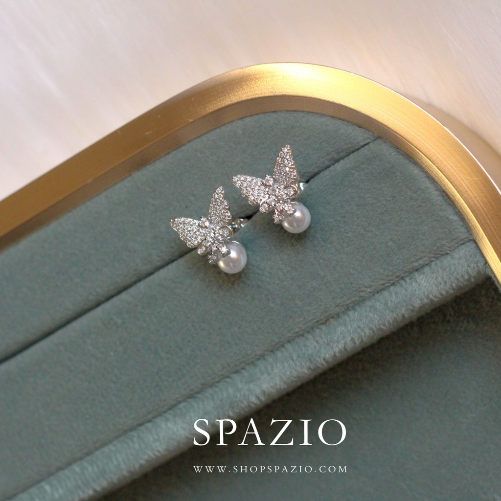 Flutter Pearl Earstuds