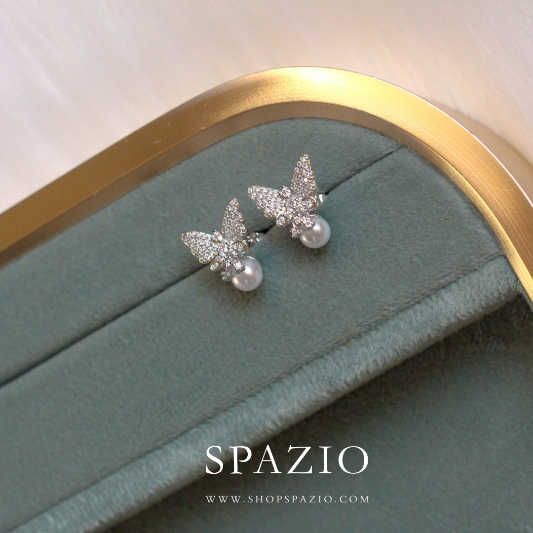 Flutter Pearl Earrings
