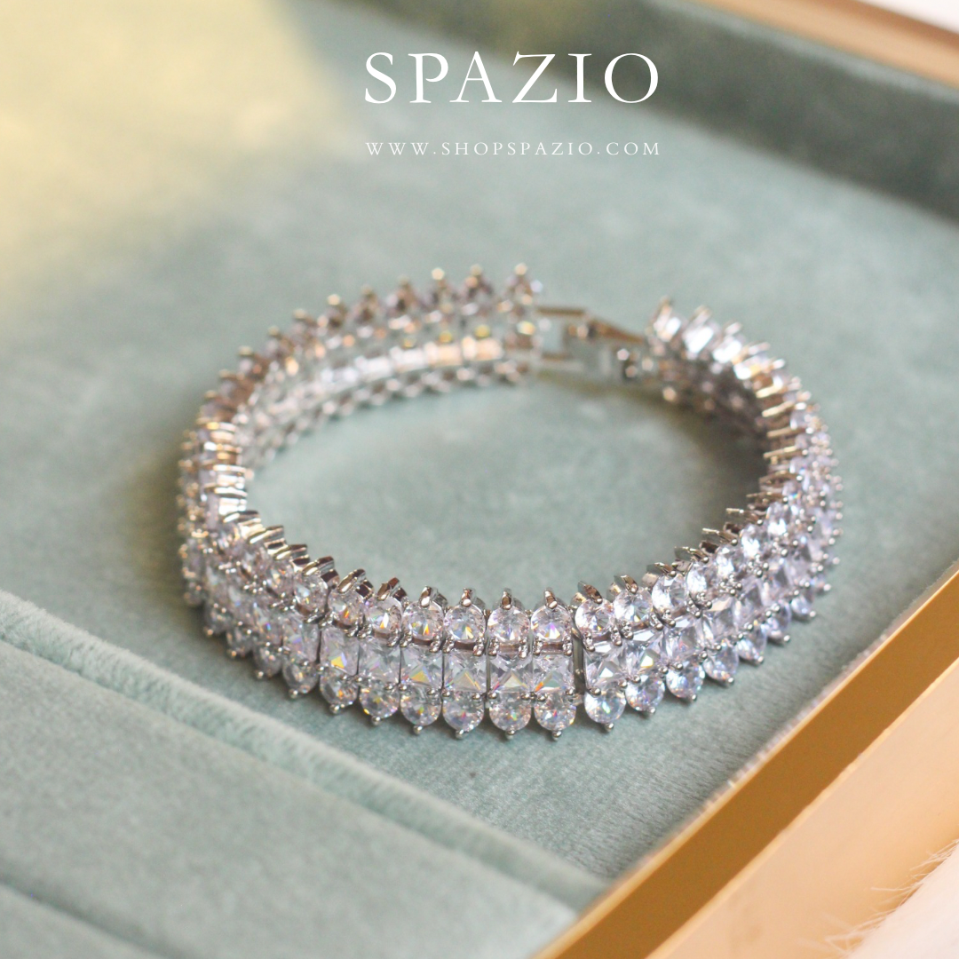 Silver Majesty CZ Bracelet