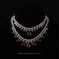 Empress Necklace Set - Red