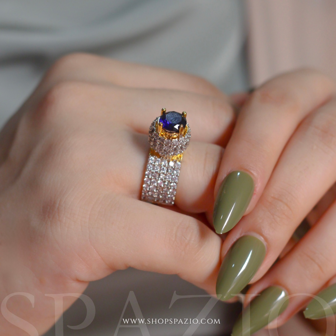 Royal Blue Ring - Adjustable