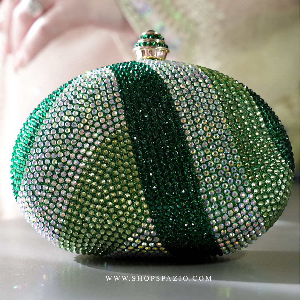 Emerald Aurora Clutch