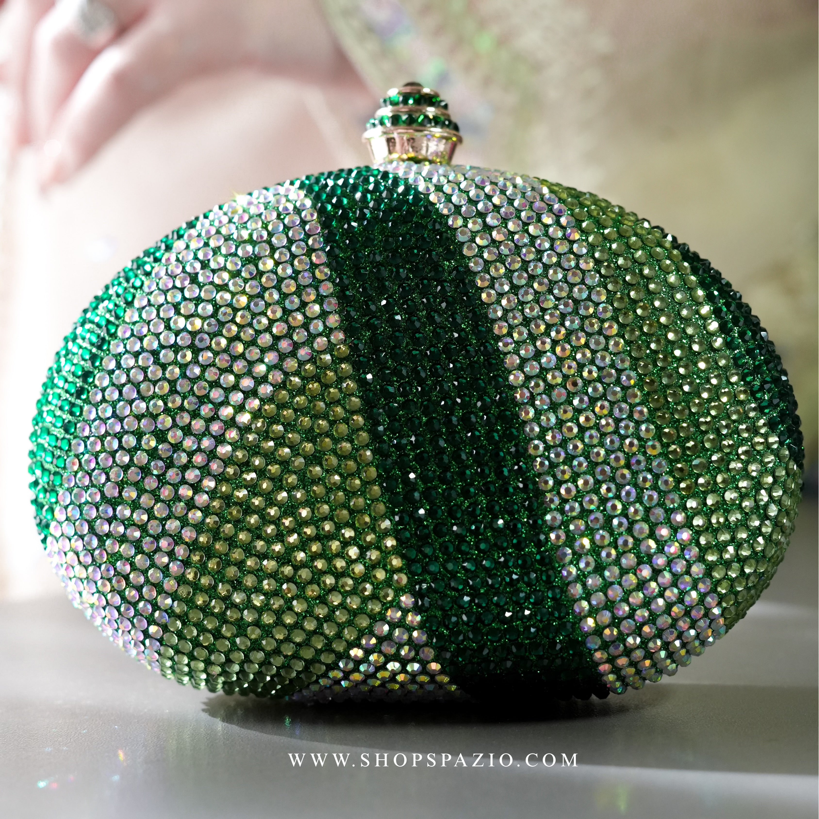 Emerald Aurora Clutch