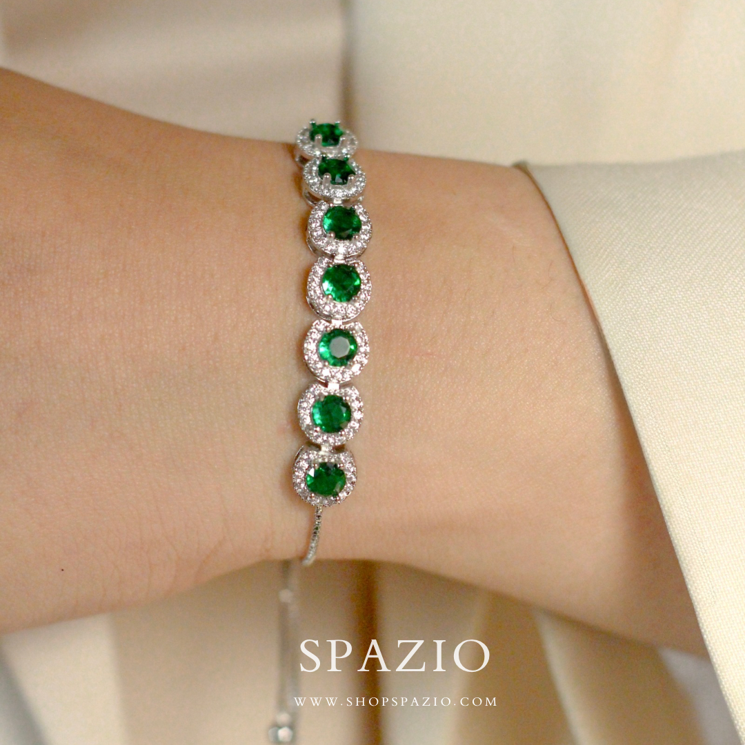 Emerald Aura Bracelet