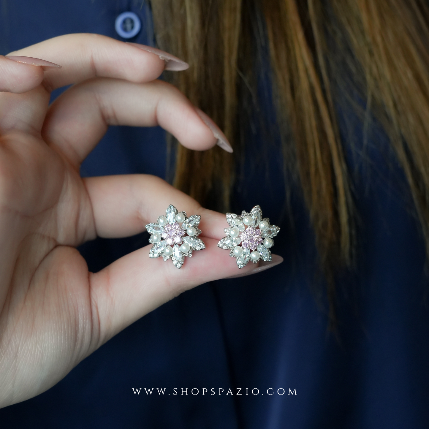 Blush Pearl Studs