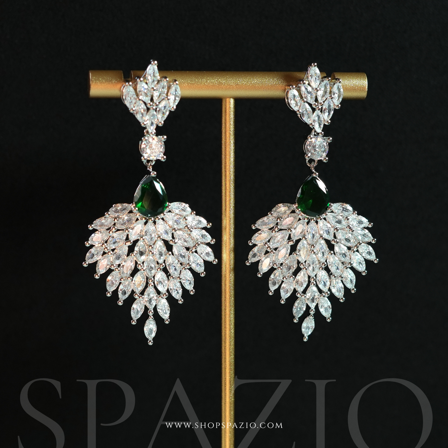 Emerald Vinea Earrings