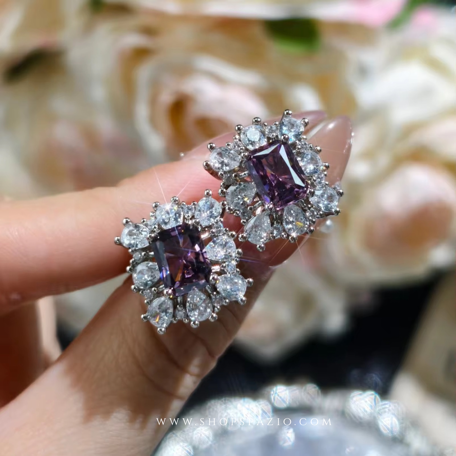 Purple Heritage Studs