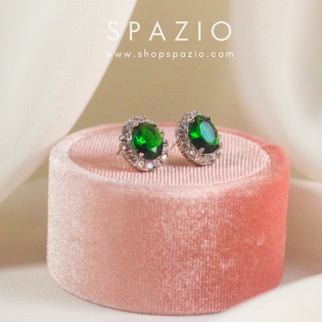 Emerald Gleam Studs