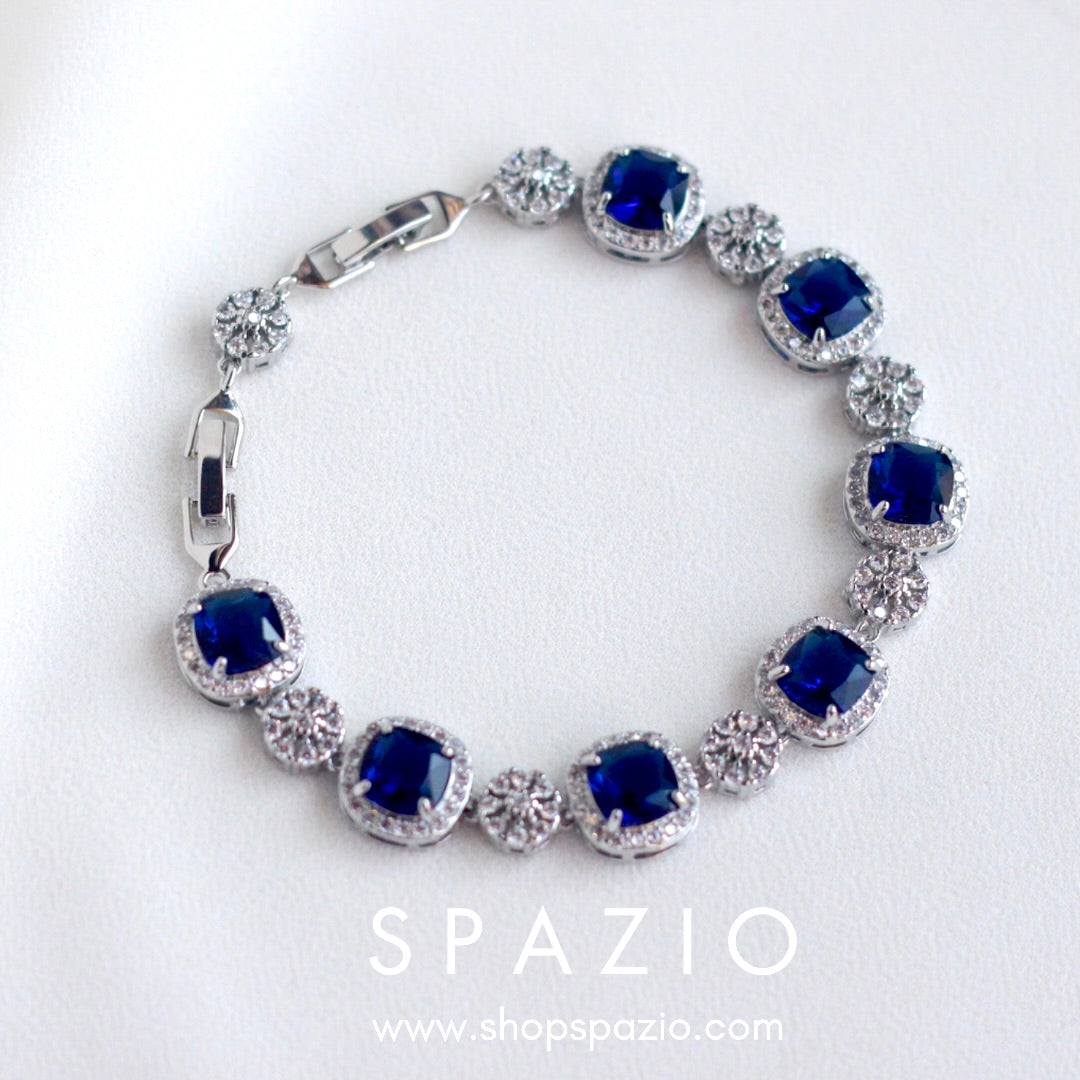 Blue Hue Square Bracelet