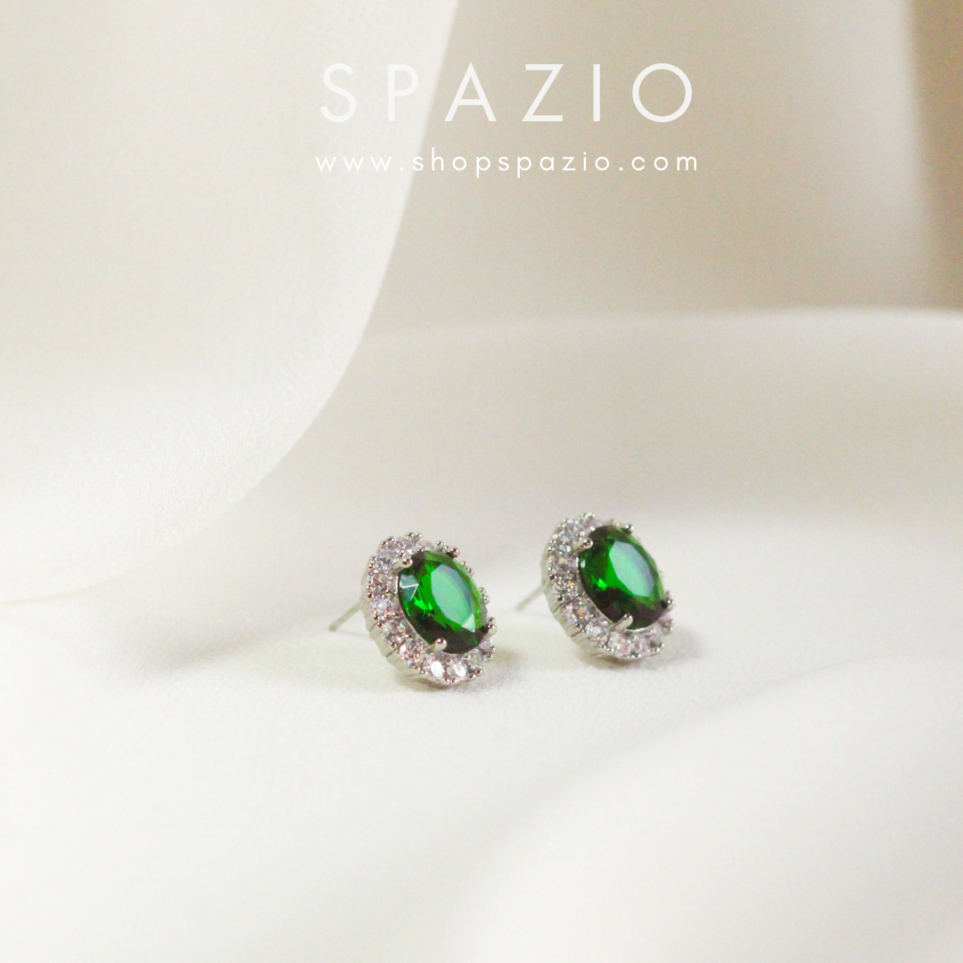 Emerald Gleam Studs