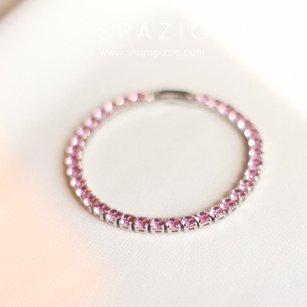 Tennis Bracelet-Pink