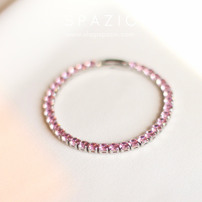 Tennis Bracelet-Pink