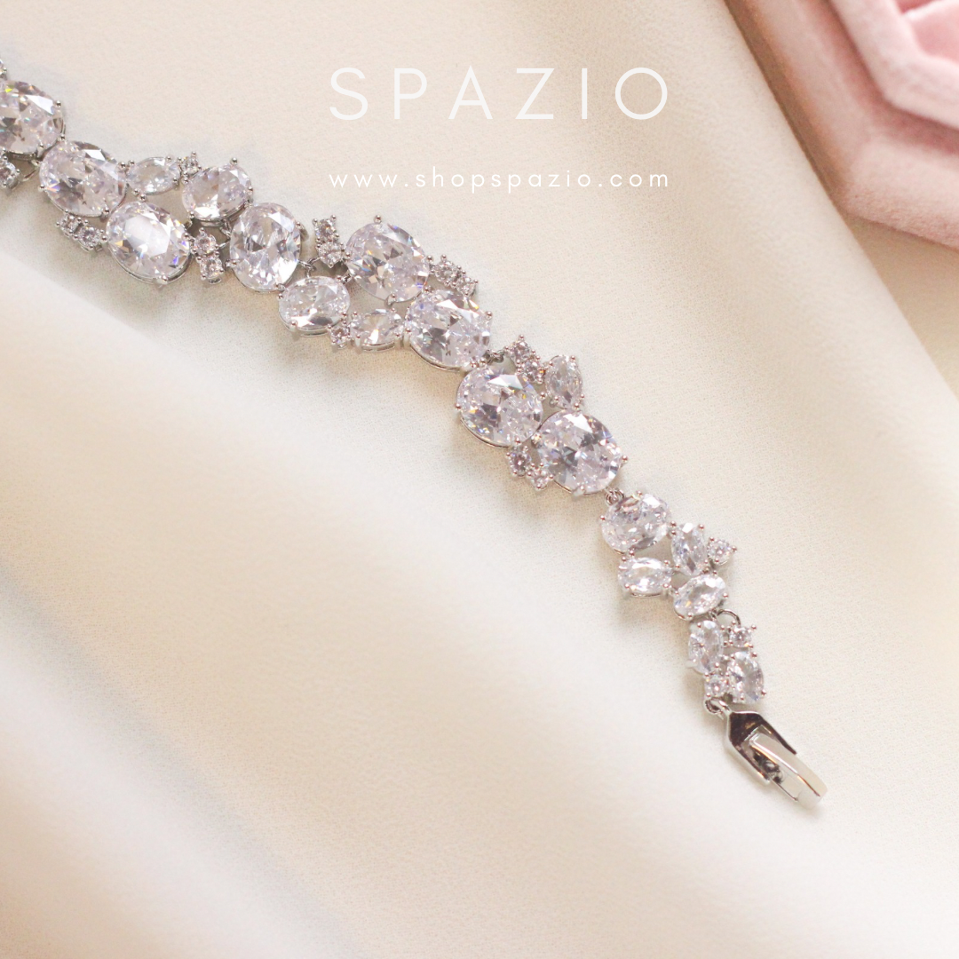 CZ Elegant Statement Bracelet