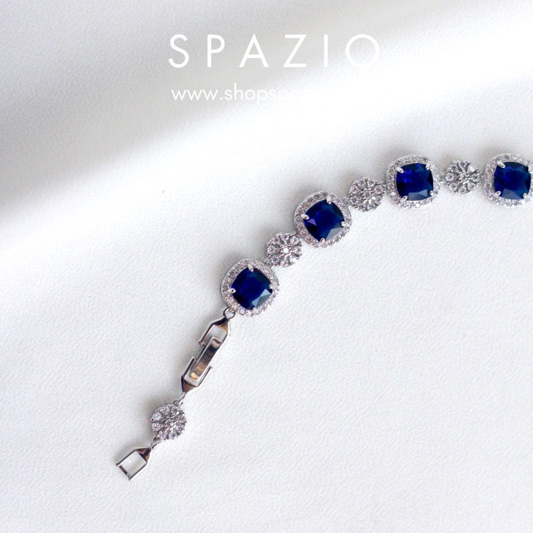 Blue Hue Square Bracelet