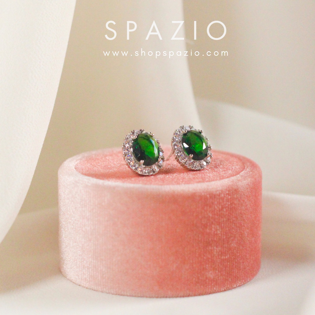 Emerald Gleam Studs