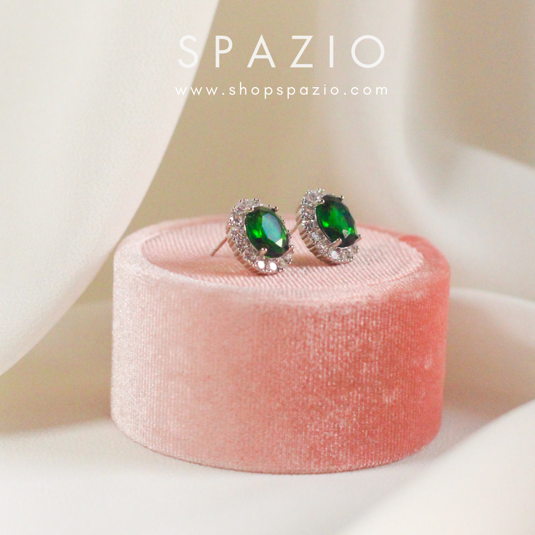 Emerald Gleam Studs