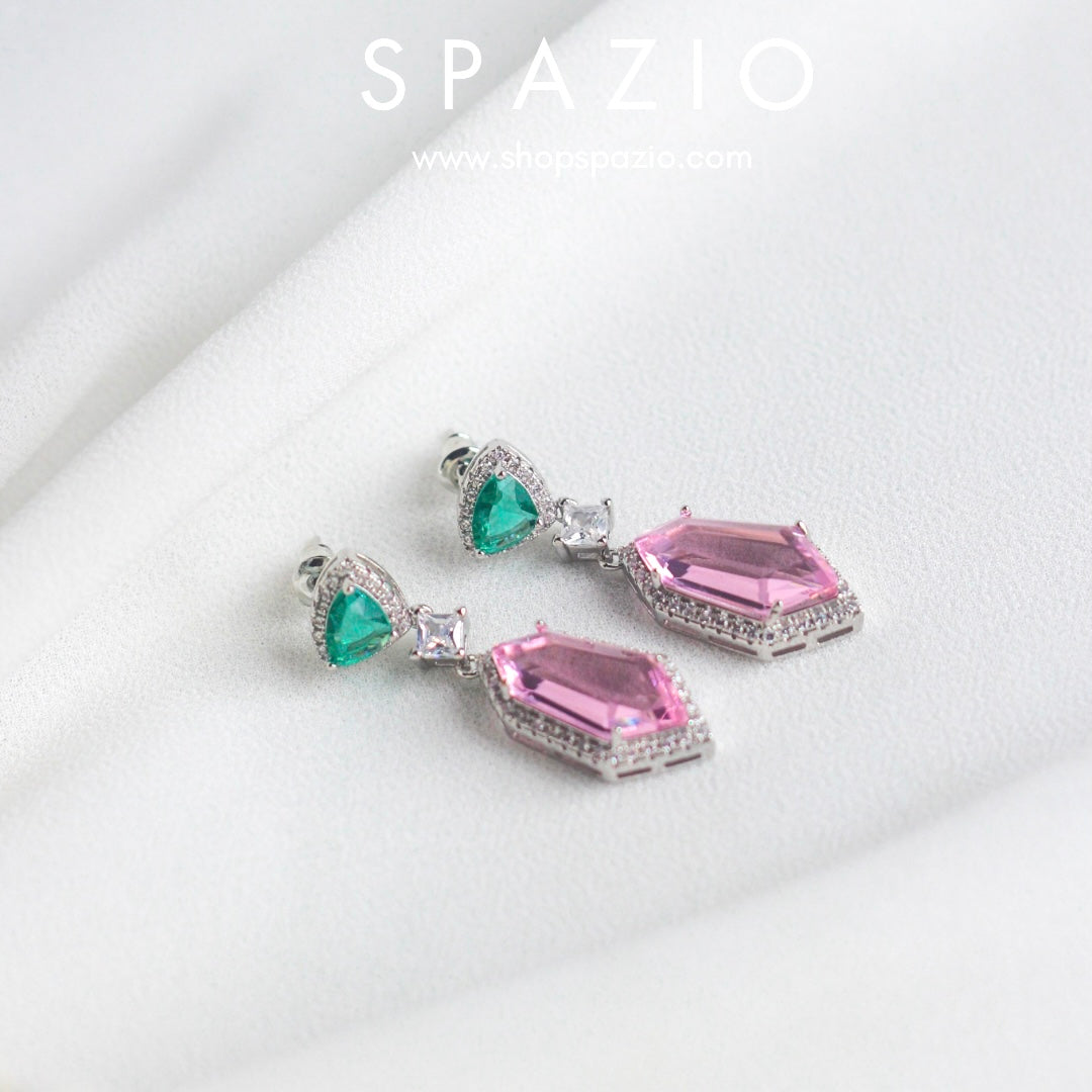 Pink Glimmer Earrings