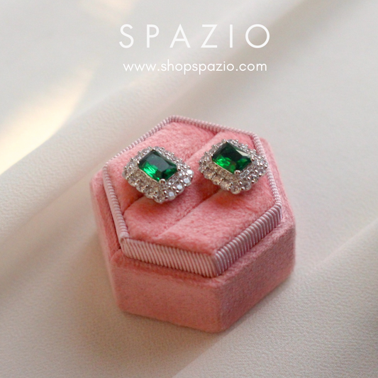 Emerald Essence Studs