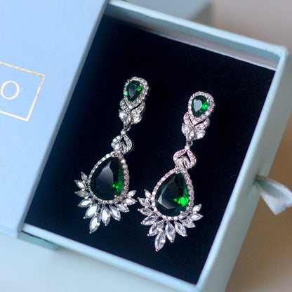 Emron Earrings-Green