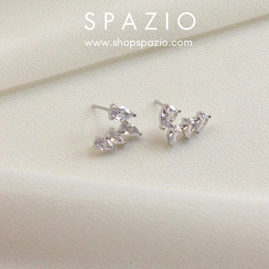 Whisper Zircon Earstuds- Silver