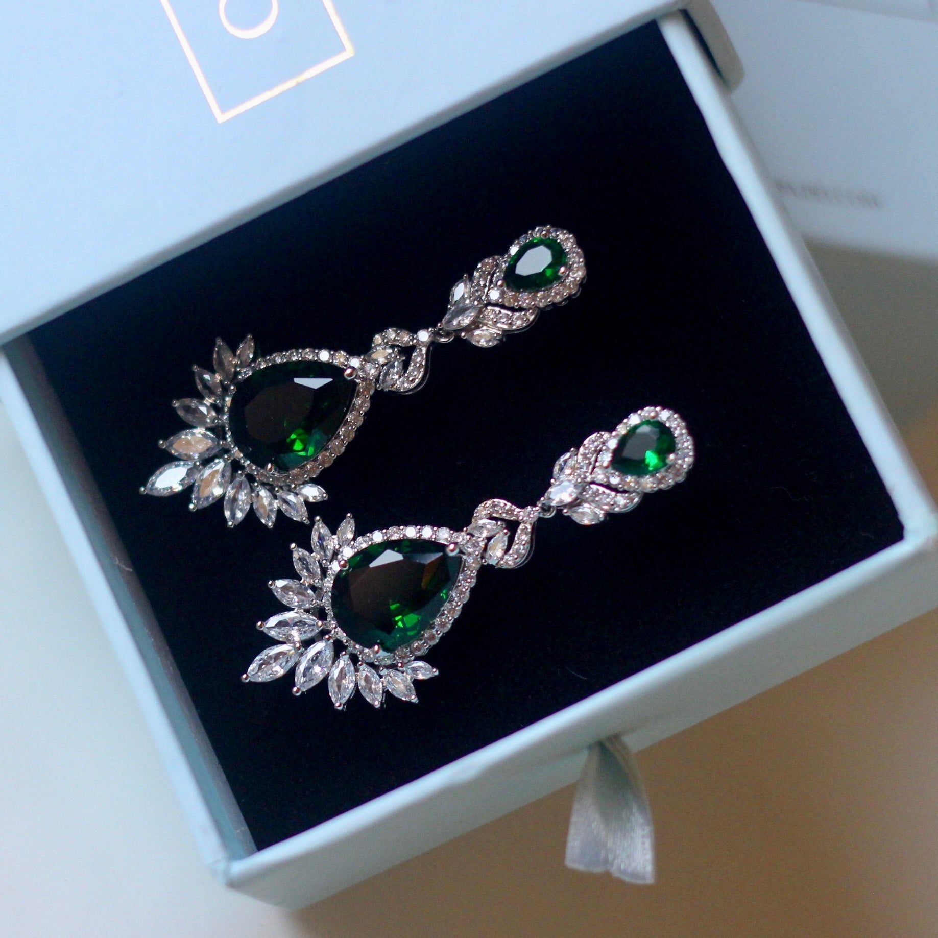 Emron Earrings-Green
